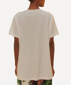 FARM Rio Tops^Off-White America Latina Relaxed T-Shirt