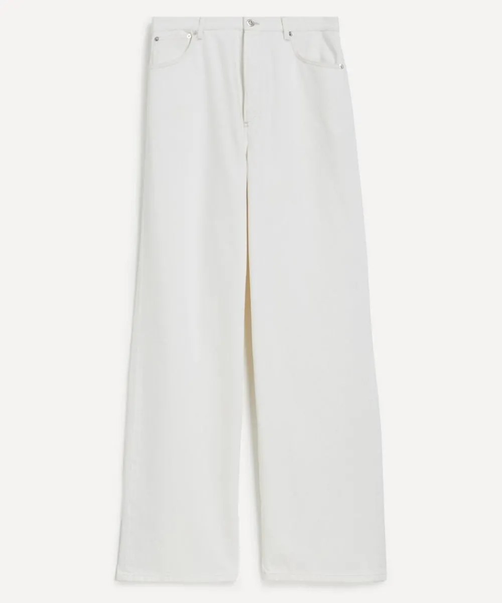 A.P.C. Trousers & Shorts^Off-White Elisabeth Wide-Leg Jeans