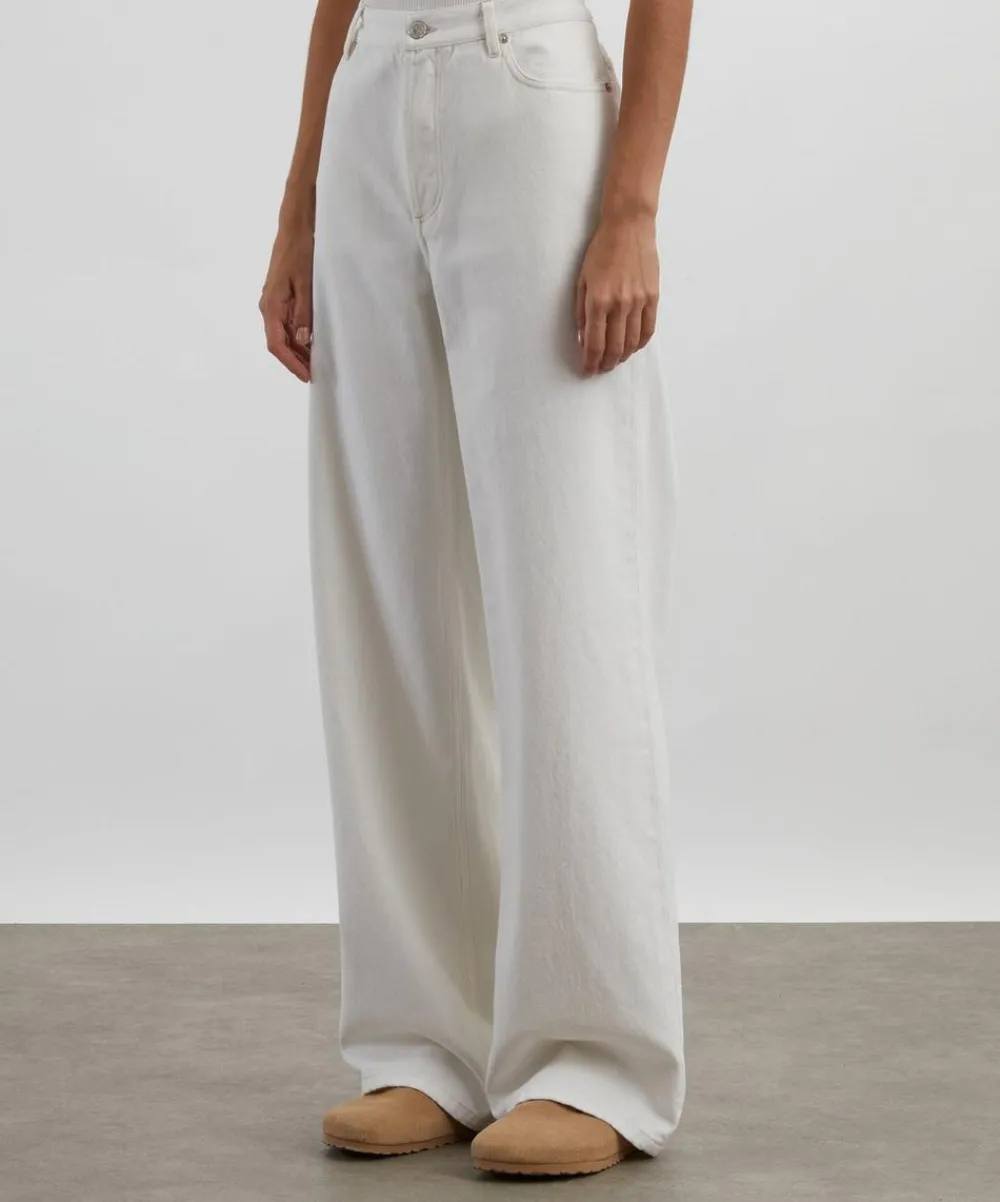 A.P.C. Trousers & Shorts^Off-White Elisabeth Wide-Leg Jeans