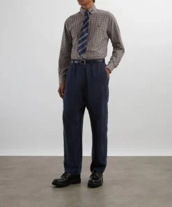 Vivienne Westwood Shirts^Off-White Plaid Two-Button Krall Shirt