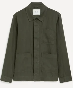 NN07 Coats & Jackets^Olav Linen Workwear Overshirt