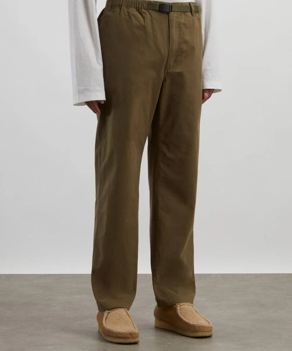 Adsum Trousers^Olive Belted Bank Trousers