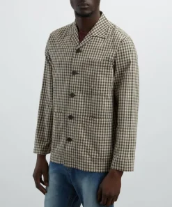 Universal Works Coats & Jackets^Olive Dobby Check Cancun Jacket