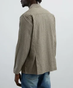 Universal Works Coats & Jackets^Olive Dobby Check Cancun Jacket