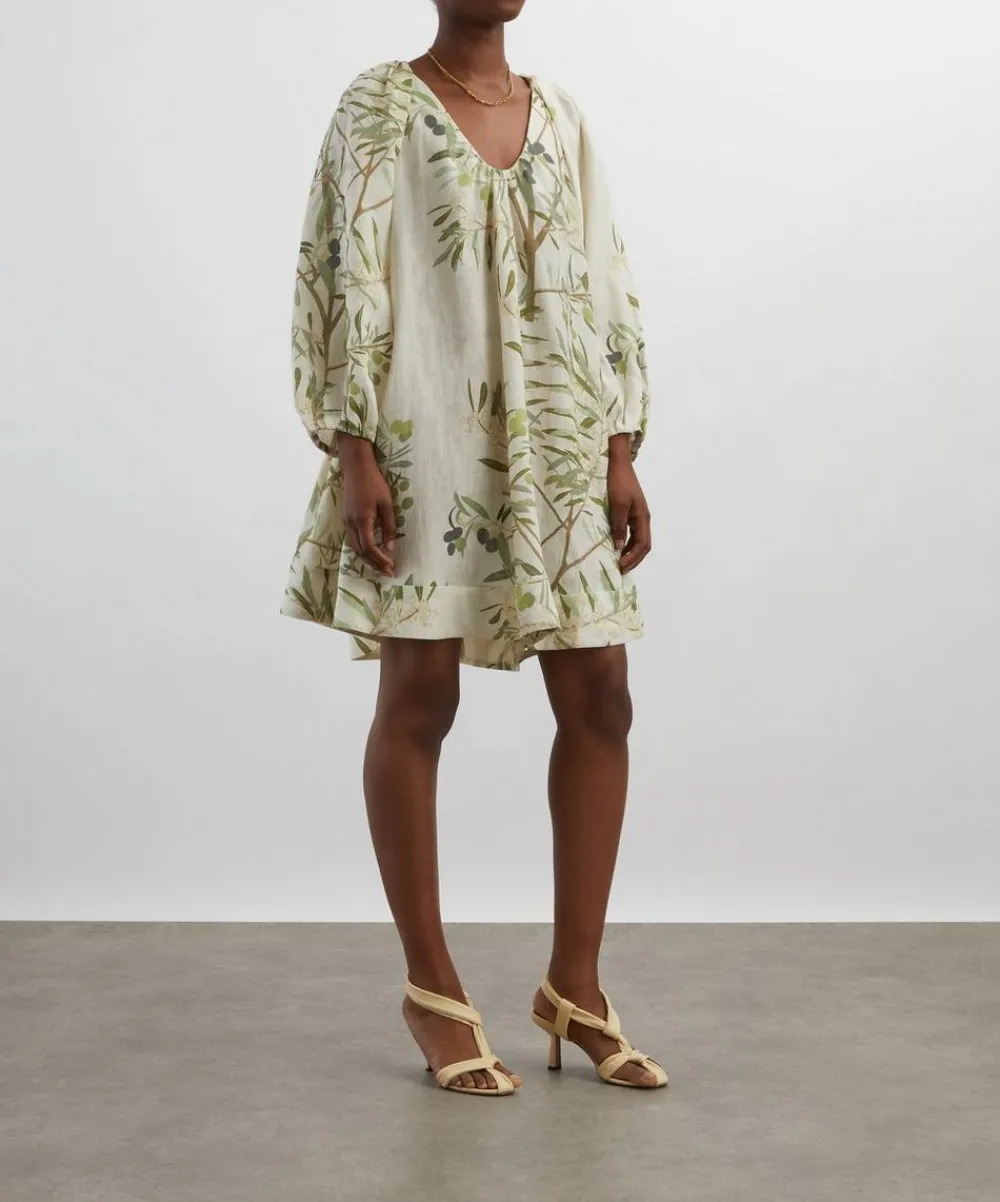 Bernadette Dresses^Olive Tree Short Georgette Dress