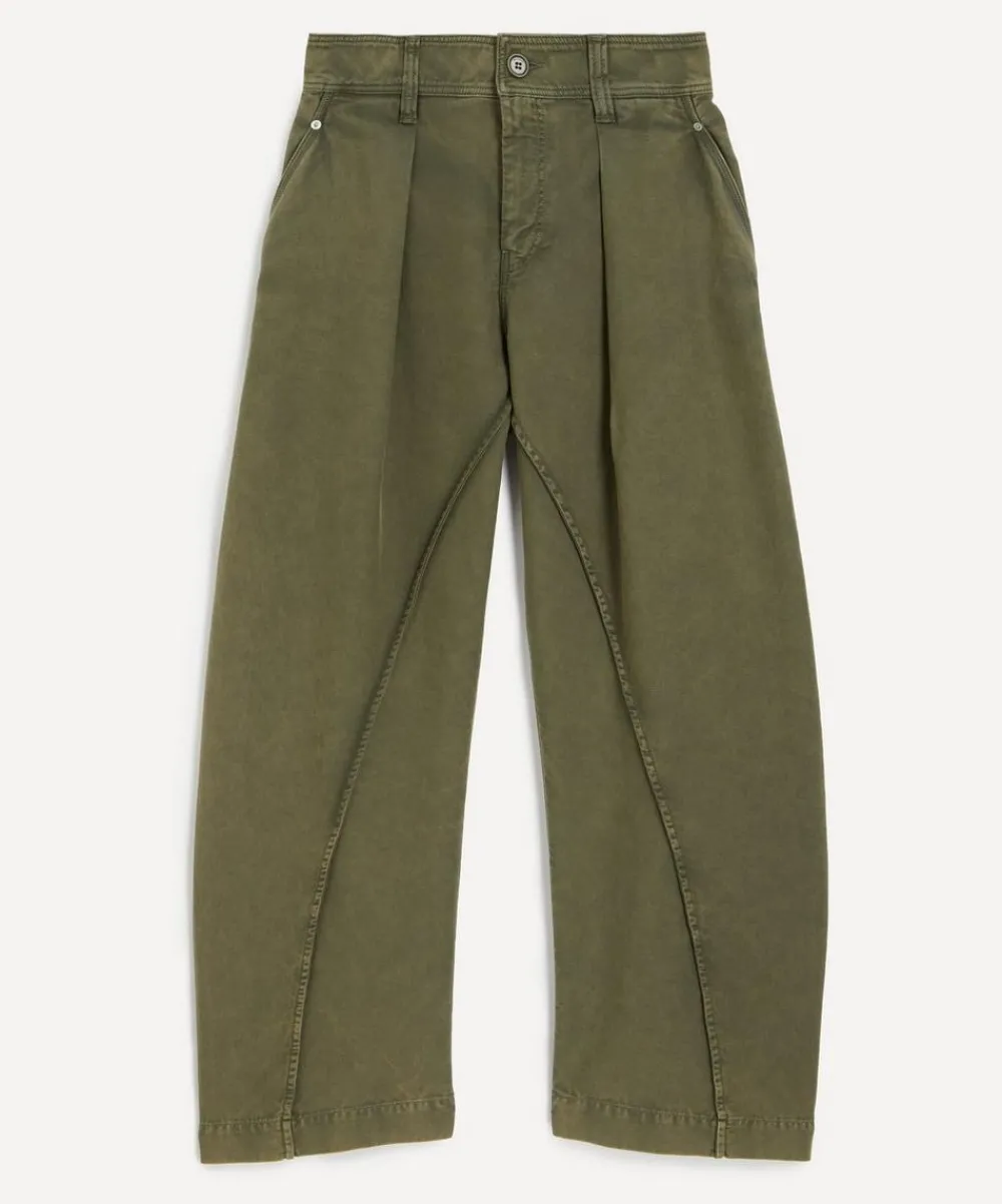 JW Anderson Trousers & Shorts^Olive Twisted Seam Trousers