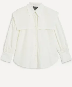 A.P.C. Tops^Ondine Cape Collar Shirt