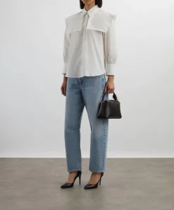 A.P.C. Tops^Ondine Cape Collar Shirt
