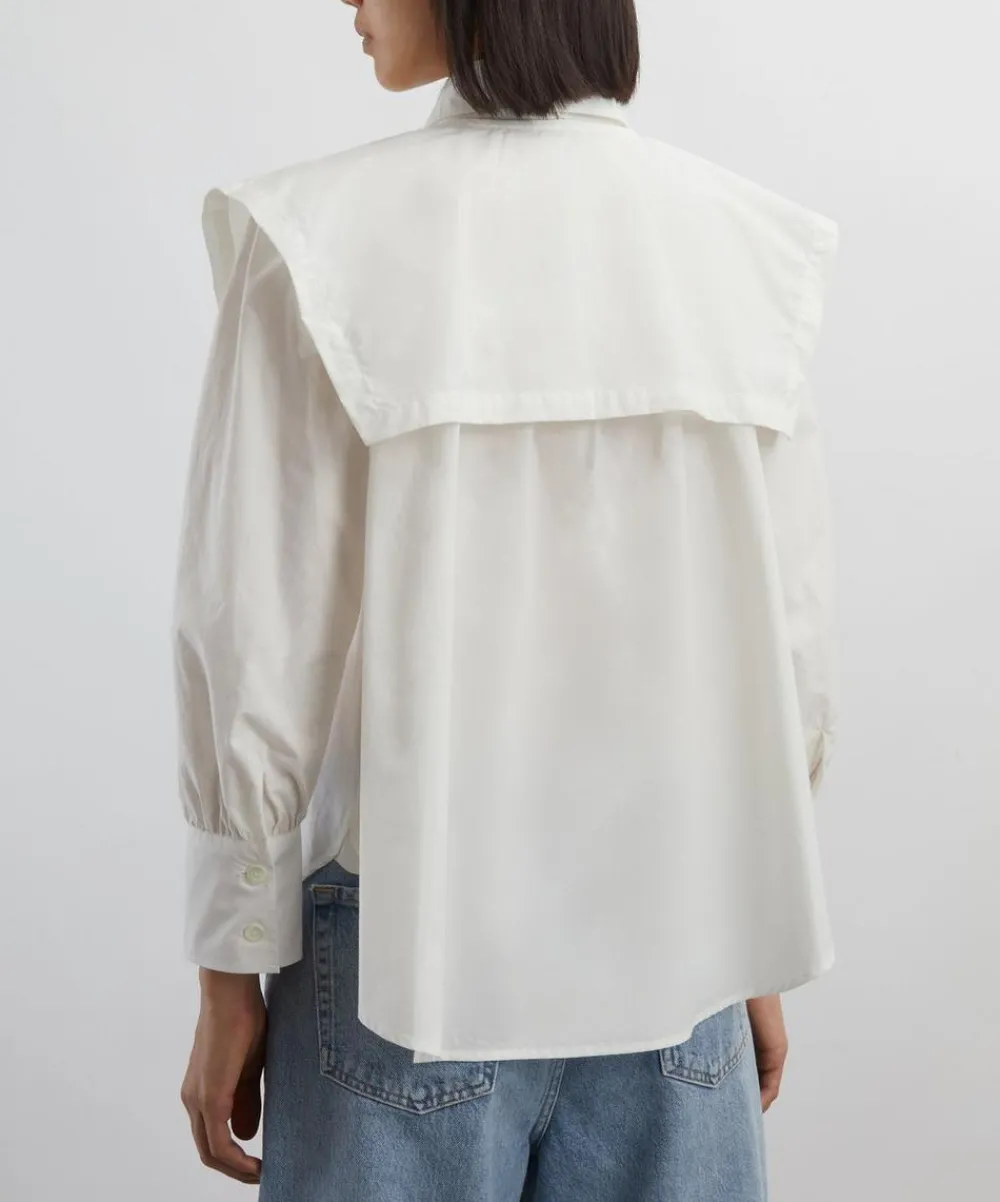 A.P.C. Tops^Ondine Cape Collar Shirt