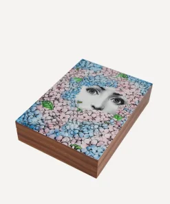 Fornasetti Storage^Ortensia Printed Wooden Box