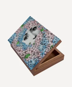 Fornasetti Storage^Ortensia Printed Wooden Box