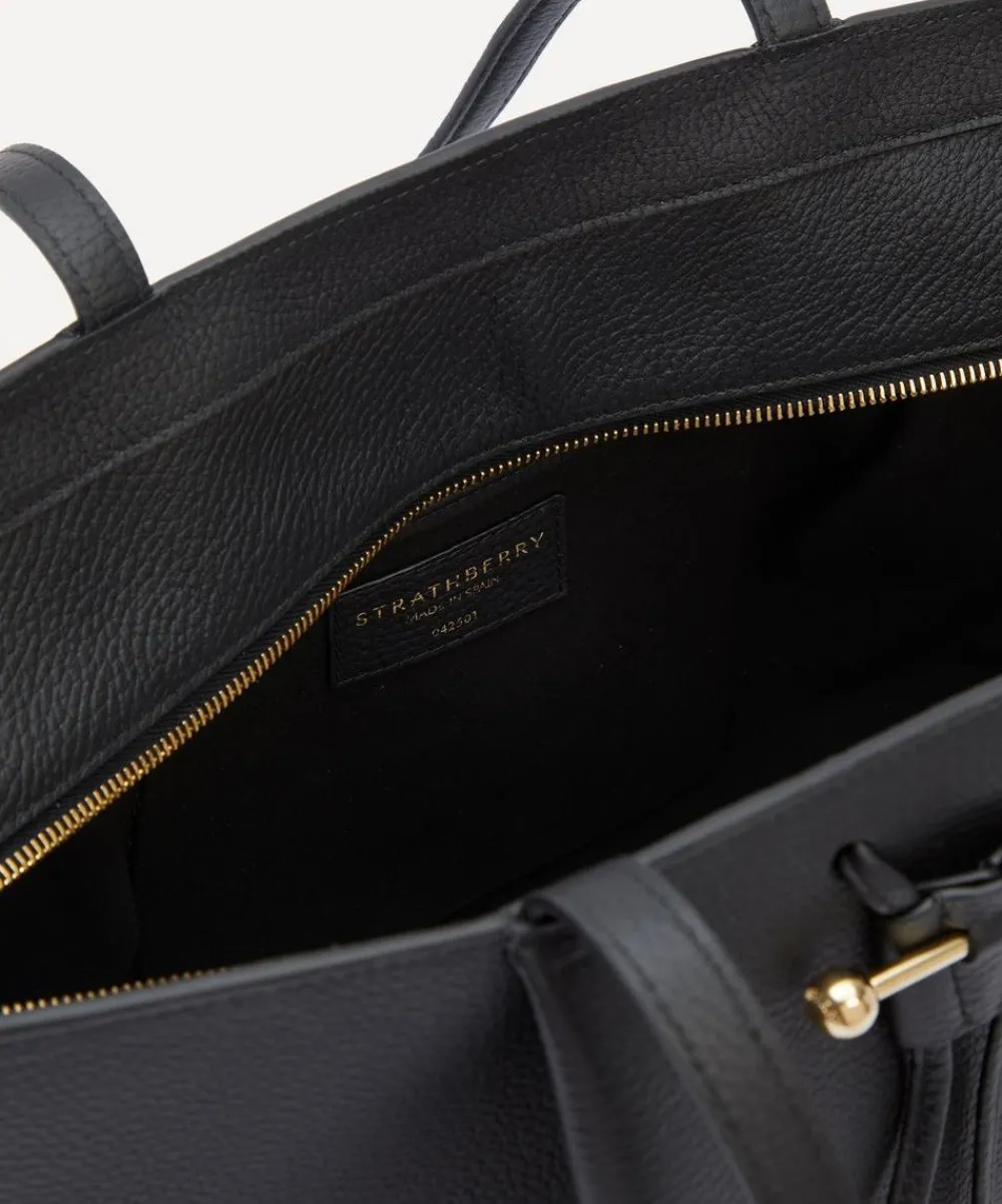 Strathberry Bags^Osette Black Leather Shopper Bag