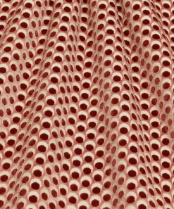 Liberty Interiors Furnishing Fabrics^Ottoman Spot Cut Velvet in Lacquer