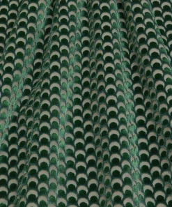 Liberty Interiors Furnishing Fabrics^Ottoman Spot Cut Velvet in Scarab