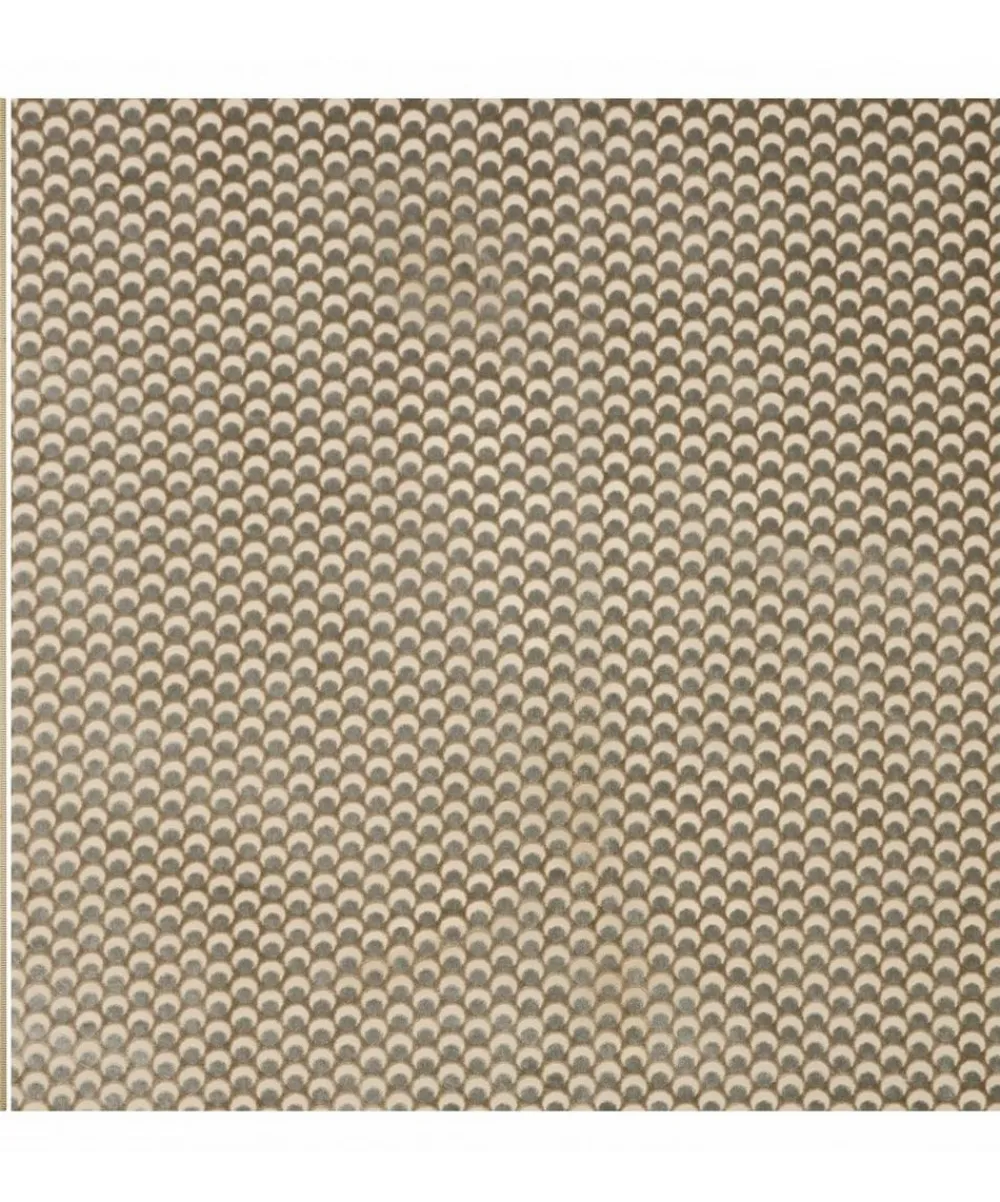 Liberty Interiors Furnishing Fabrics^Ottoman Spot Cut Velvet in Pewter