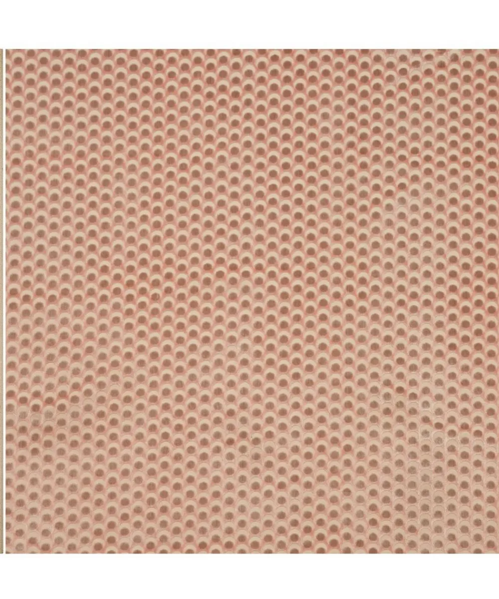 Liberty Interiors Furnishing Fabrics^Ottoman Spot Cut Velvet in Ointment