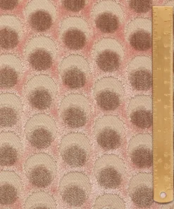 Liberty Interiors Furnishing Fabrics^Ottoman Spot Cut Velvet in Ointment