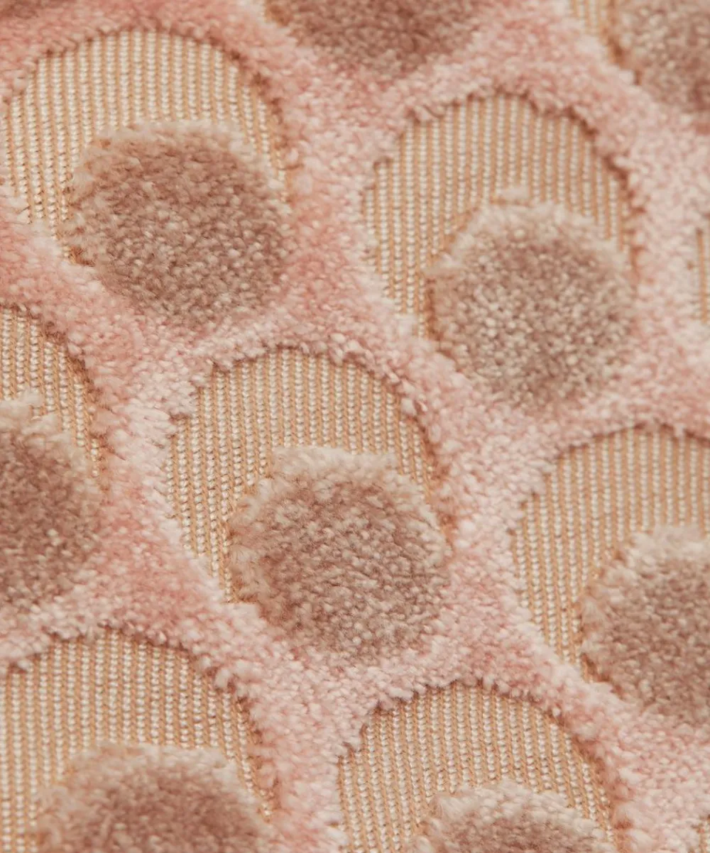 Liberty Interiors Furnishing Fabrics^Ottoman Spot Cut Velvet in Ointment