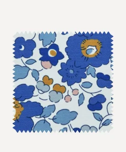 Liberty Interiors Furnishing Fabrics^Outdoor Fabric Swatch – Betsy Flora Easton in Lapis