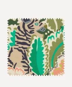 Liberty Interiors Furnishing Fabrics^Outdoor Fabric Swatch – Grand Milo Majorelle in Jade