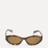 Prada Sunglasses & Glasses^Oval Acetate Sunglasses