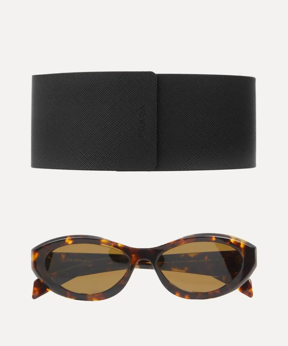 Prada Sunglasses & Glasses^Oval Acetate Sunglasses