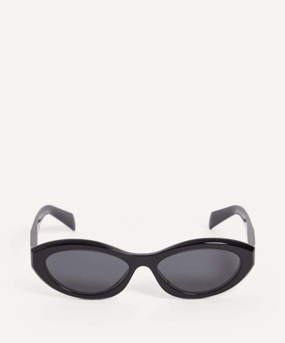 Prada Sunglasses & Glasses^Oval Acetate Sunglasses