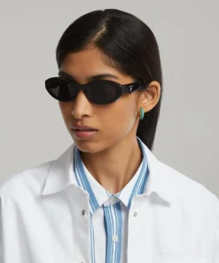 Prada Sunglasses & Glasses^Oval Acetate Sunglasses