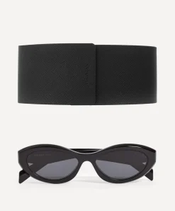 Prada Sunglasses & Glasses^Oval Acetate Sunglasses