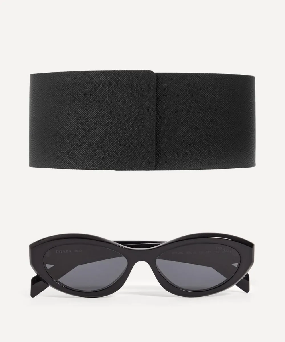 Prada Sunglasses & Glasses^Oval Acetate Sunglasses