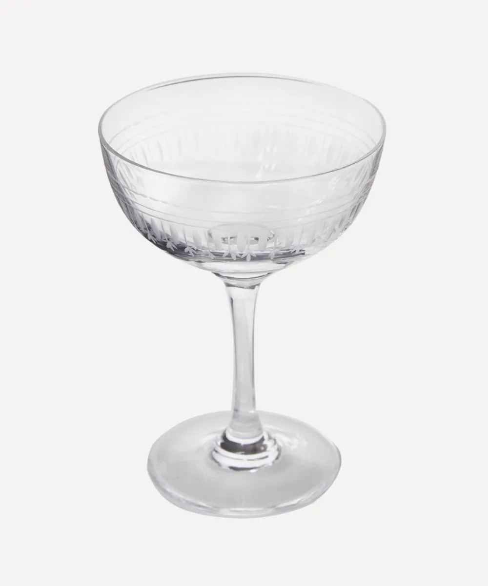 The Vintage List Glass & Drinksware^Oval Champagne Coupes Set of Six