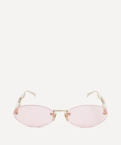 Gucci Sunglasses & Glasses^Oval Frame Sunglasses