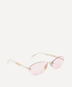 Gucci Sunglasses & Glasses^Oval Frame Sunglasses