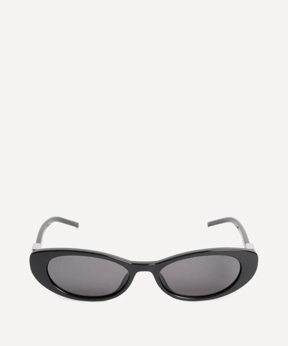 Gucci Sunglasses & Glasses^Oval G Logo Sunglasses
