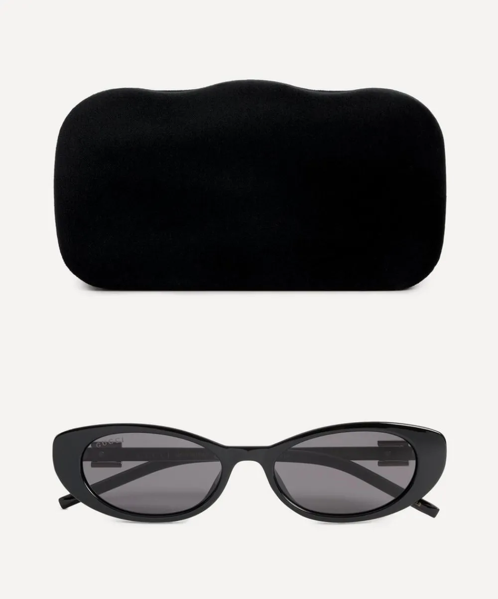 Gucci Sunglasses & Glasses^Oval G Logo Sunglasses