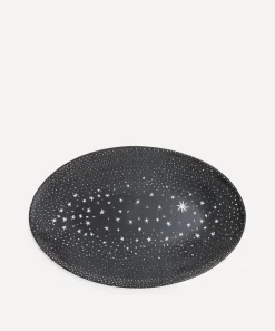 Astier de Villatte Tableware^Oval Star Cluster Platter