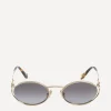 Miu Miu Sunglasses & Glasses^Oval Sunglasses