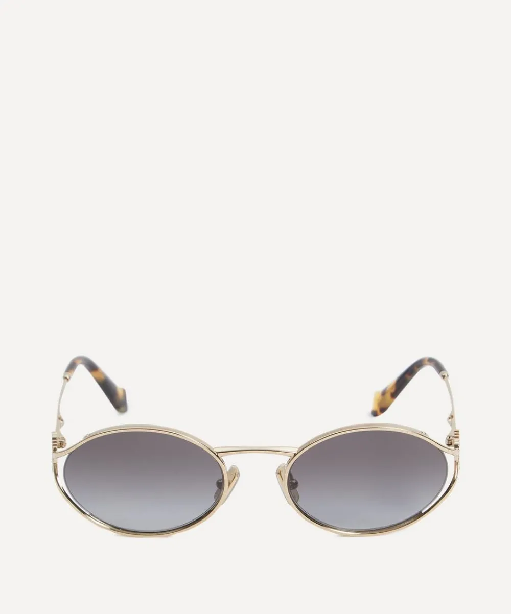Miu Miu Sunglasses & Glasses^Oval Sunglasses
