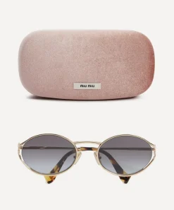 Miu Miu Sunglasses & Glasses^Oval Sunglasses