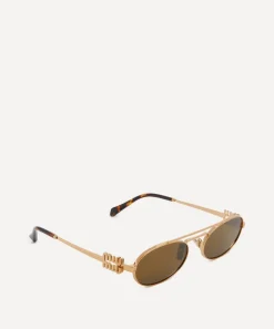 Miu Miu Sunglasses & Glasses^Oval Sunglasses