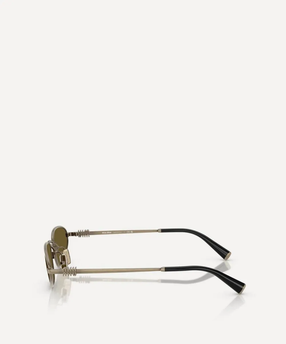 Miu Miu Sunglasses & Glasses^Oval Sunglasses