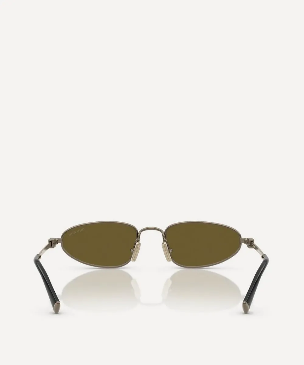 Miu Miu Sunglasses & Glasses^Oval Sunglasses