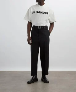 Jil Sander Tops^Oversized Logo T-Shirt