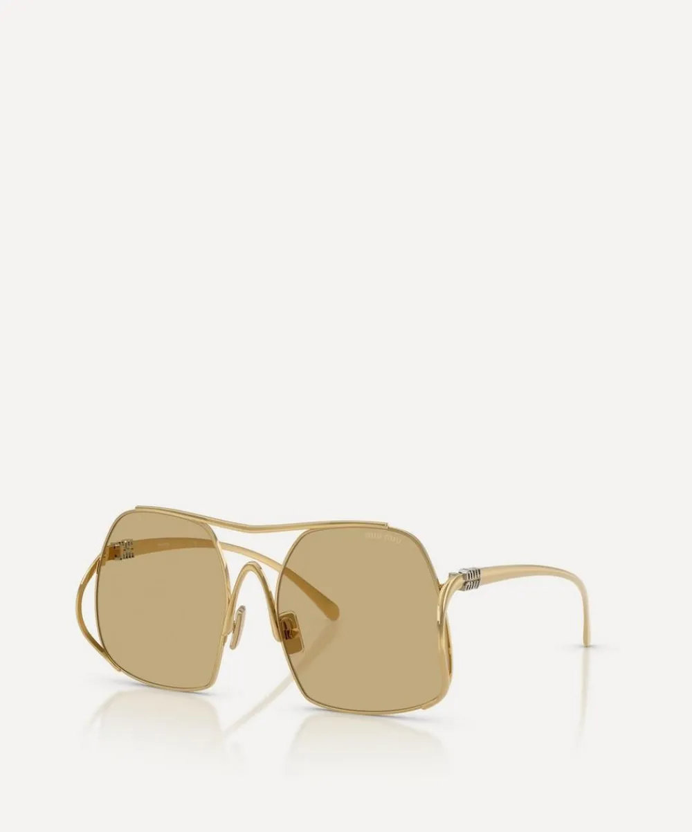 Miu Miu Sunglasses & Glasses^Oversized Square Sunglasses
