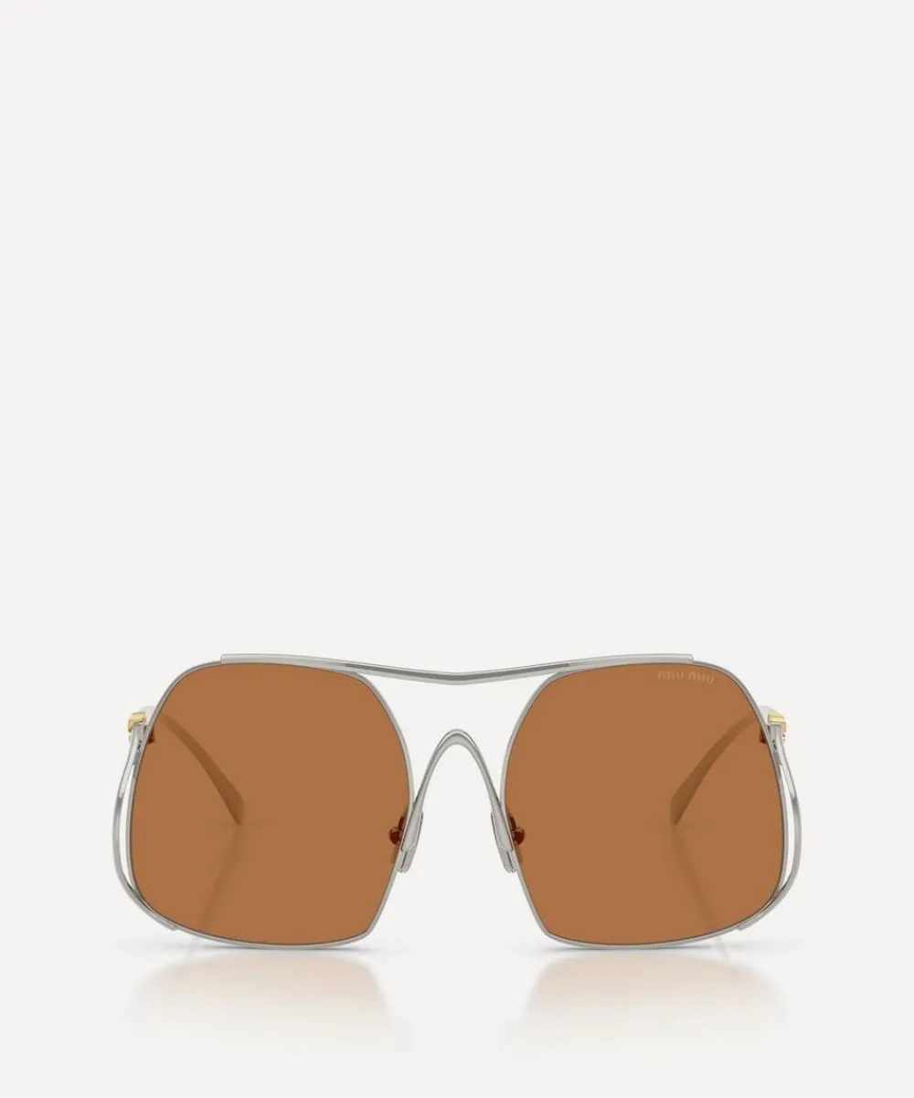 Miu Miu Sunglasses & Glasses^Oversized Square Sunglasses