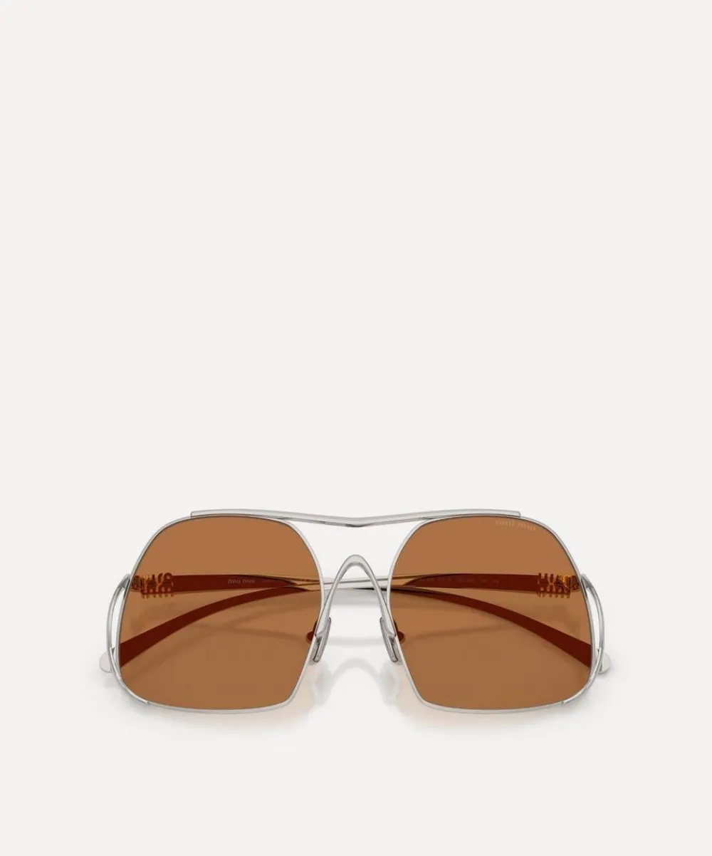 Miu Miu Sunglasses & Glasses^Oversized Square Sunglasses