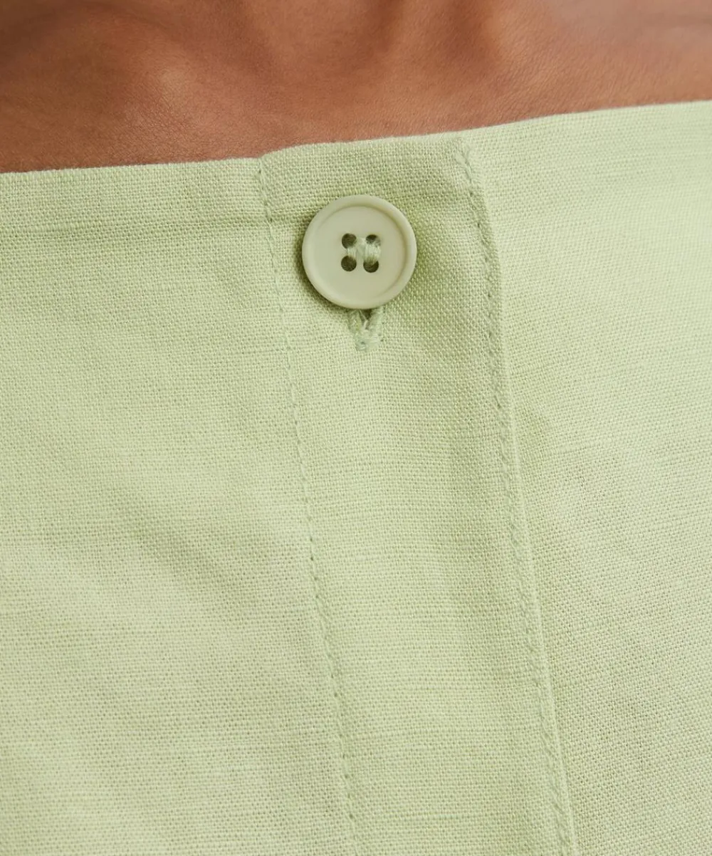 Aligne Tops^Ozais Tie Linen Top