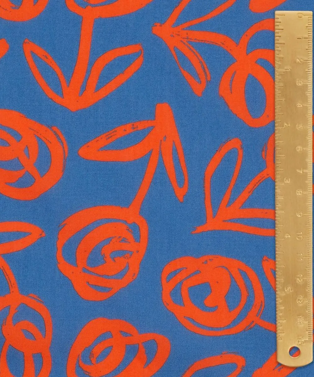 Liberty Fabrics Tana Lawn™ Cotton^Paintbrush Blossom Tana Lawn™ Cotton