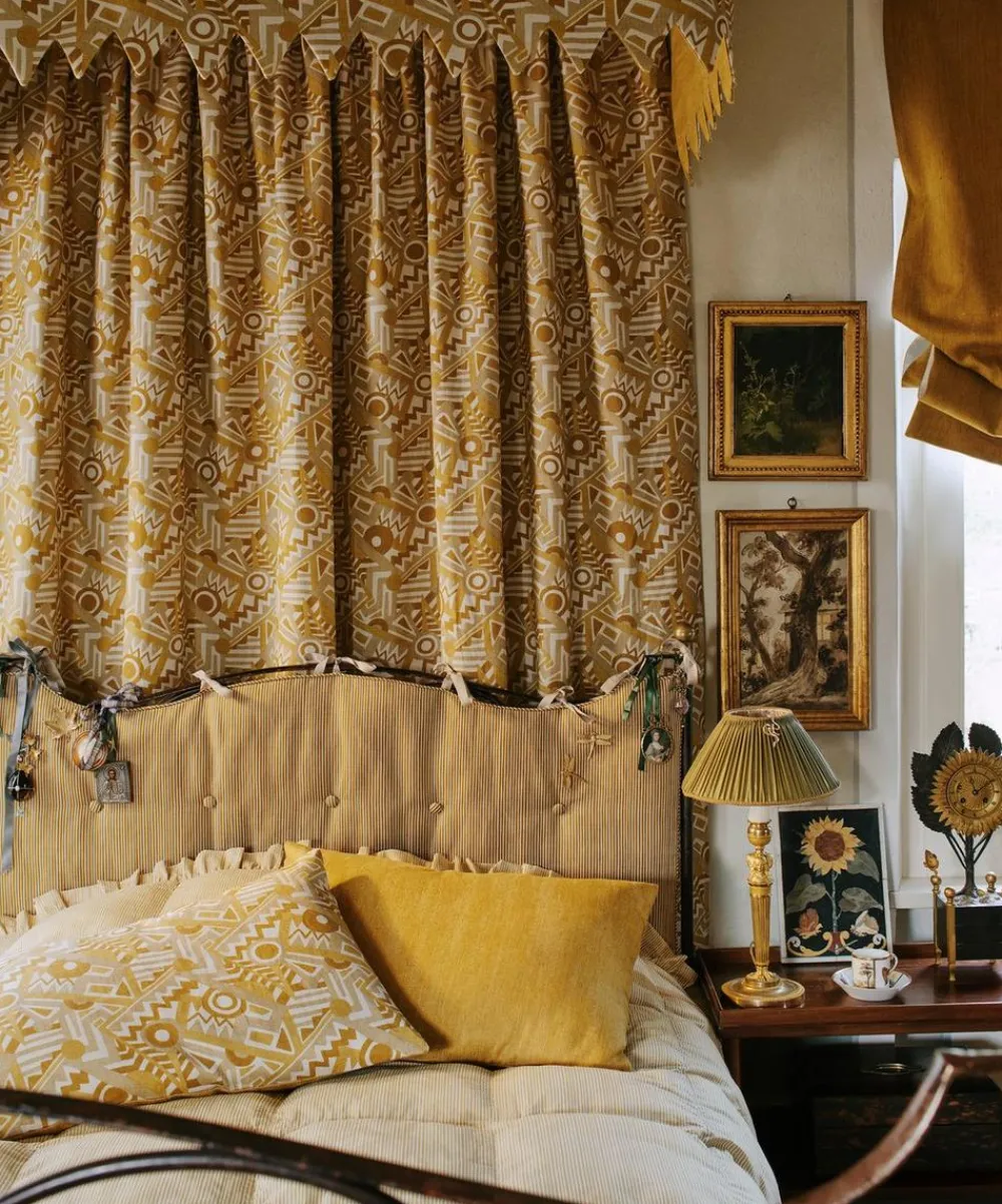 Liberty Interiors Furnishing Fabrics^Painted Elements in Sahara