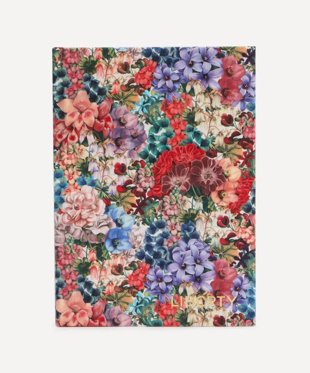 Liberty Stationery And Games^Painted Travels Print Cotton A5 Notebook